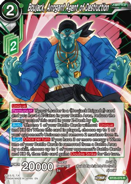 [BT25-075](R) Boujack, Arrogant Agent of Destruction (Foil)