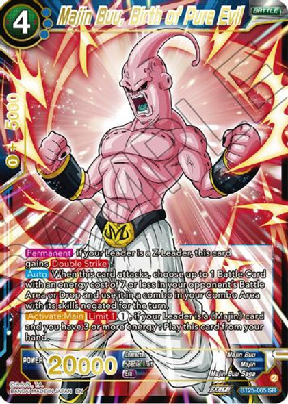 [BT25-065](SR) Majin Buu, Birth of Pure Evil (Foil)