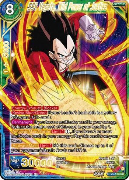 [BT25-133](SR) SS4 Vegeta, Wild Power of Justice (Foil)