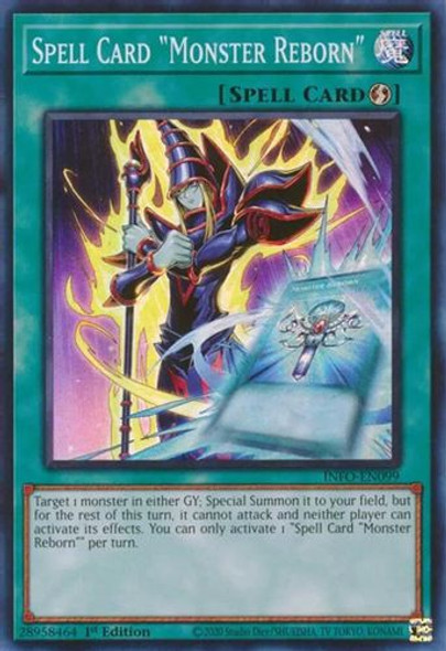 [INFO-EN099] Spell Card "Monster Reborn" (Super Rare) <1st>