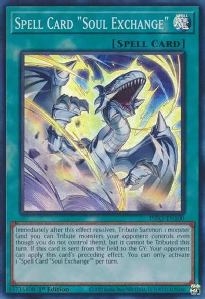 [INFO-EN100] Spell Card "Soul Exchange" (Super Rare) <1st>