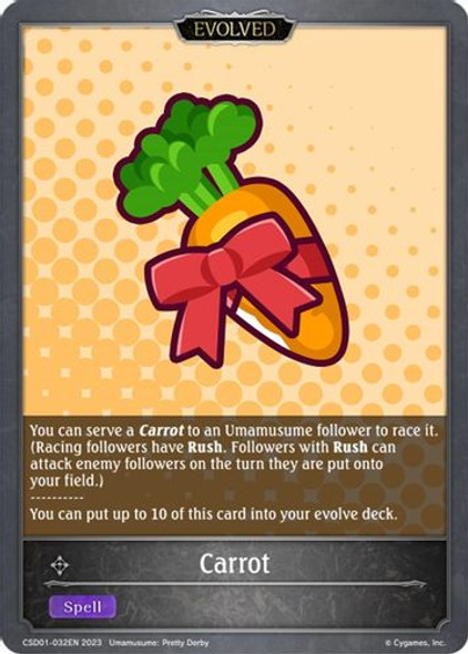 [CSD01-032EN](T) Carrot (Evolved) (Token)