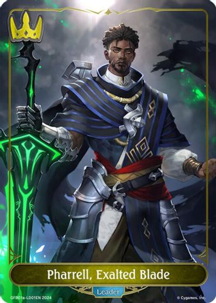 [GFB01a-LD01EN](LD) Pharrell, Exalted Blade (Leader)