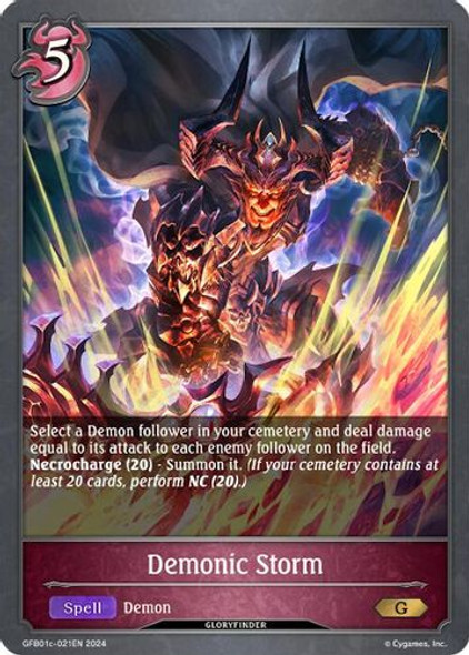 [GFB01c-021EN](G) Demonic Storm