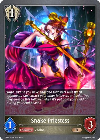 [GFB01d-063EN](B) Snake Priestess