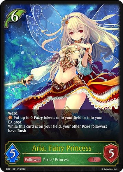 [SD01-001EN](L) Aria, Fairy Princess