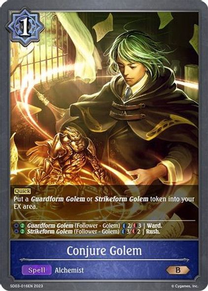 [SD03-016EN](B) Conjure Golem