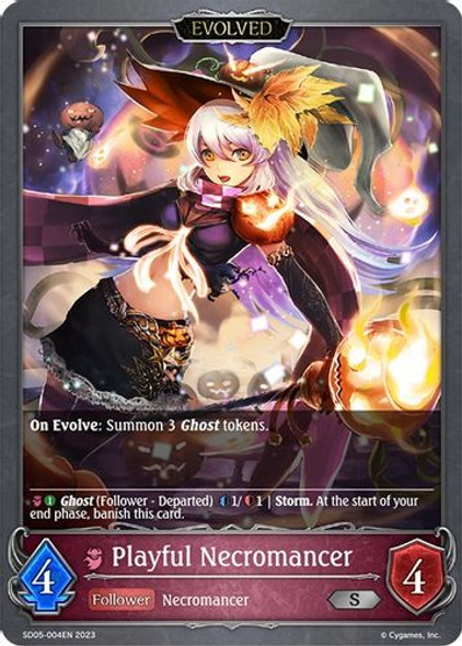 [SD05-004EN](S) Playful Necromancer (Evolved)