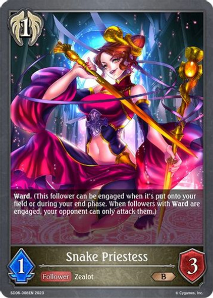 [SD06-008EN](B) Snake Priestess