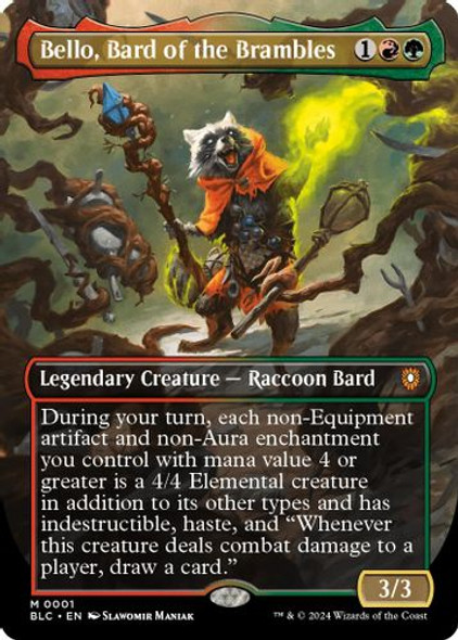 BLC-0001M Bello, Bard of the Brambles (Borderless) (Foil)