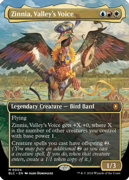 BLC-0004M Zinnia, Valley's Voice (Borderless) (Foil)