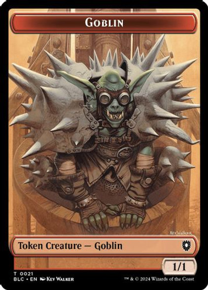 (BLC) 21-BLC//39-BLC Goblin // Thopter Double-Sided Token