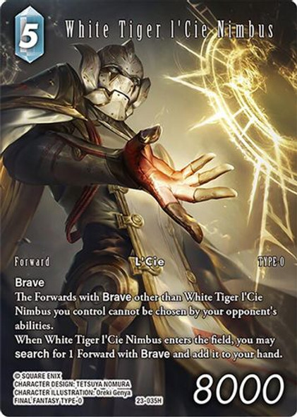 [23-035](H) White Tiger l'Cie Nimbus (Full Art) (Foil)