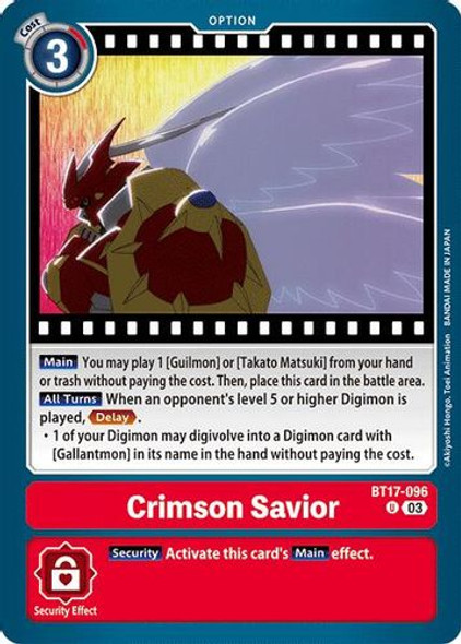 [BT17-096](U) Crimson Savior