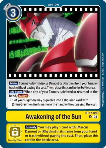 [BT17-099](U) Awakening of the Sun