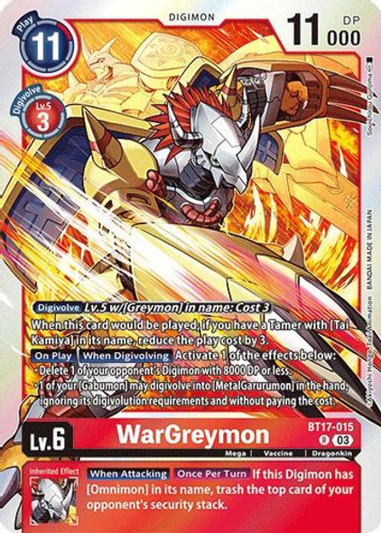 [BT17-015](R) WarGreymon (Foil)