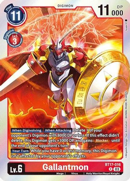 [BT17-016](R) Gallantmon (Foil)