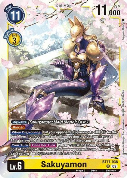 [BT17-038](R) Sakuyamon (Foil)