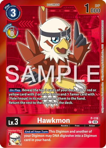 [P-119](P) Hawkmon (Adventure Box 2024) (Foil)