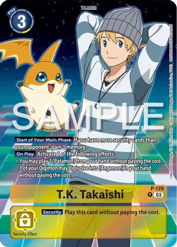 [P-129](P) T.K. Takaishi (Adventure 02: The Beginning Set) (Foil)