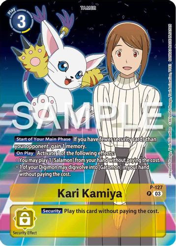 [P-127](P) Kari Kamiya (Adventure 02: The Beginning Set) (Foil)