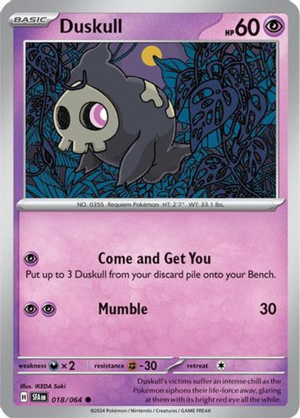 [SV06a][SFA-018/064](C) Duskull (Reverse Holo)