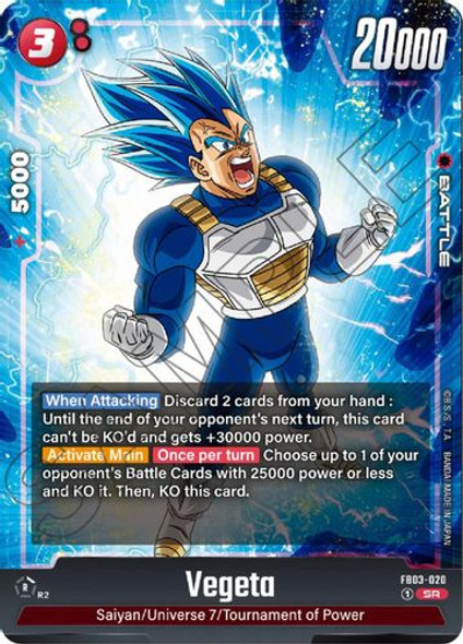 [FB03-020](SR) Vegeta (Foil)