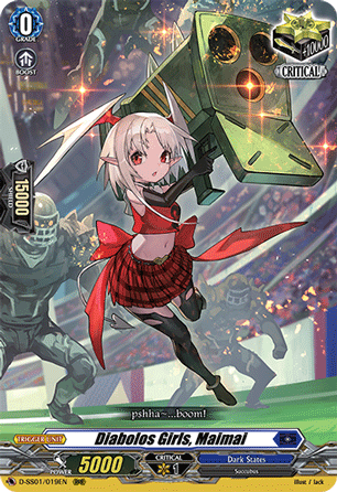 D-SS01/019EN RRR Diabolos Girls, Maimai