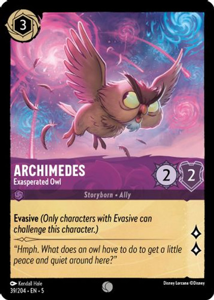 [LOR05-039/204](C) Archimedes - Exasperated Owl