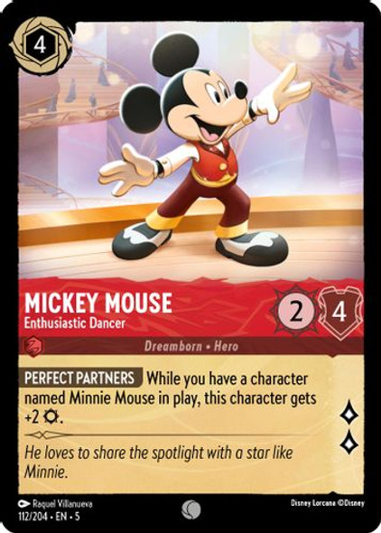 [LOR05-112/204](C) Mickey Mouse - Enthusiastic Dancer