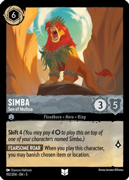 [LOR05-192/204](U) Simba - Son of Mufasa