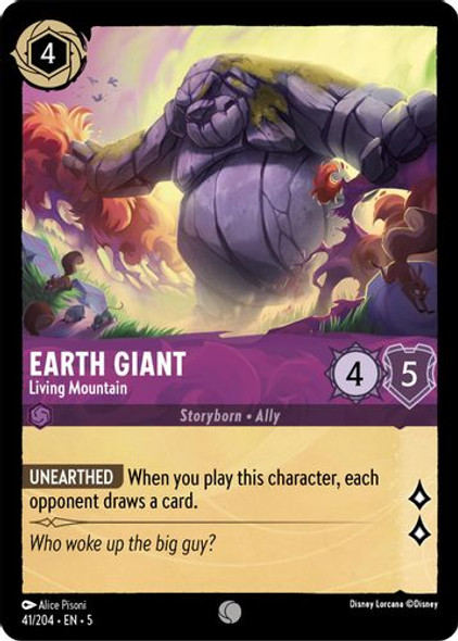 [LOR05-041/204](C) Earth Giant - Living Mountain (Foil)