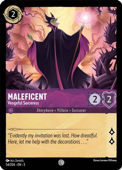 [LOR05-054/204](C) Maleficent - Vengeful Sorceress (Foil)