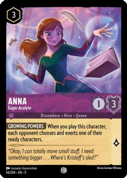 [LOR05-056/204](C) Anna - Eager Acolyte (Foil)