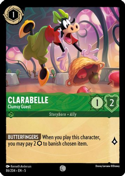 [LOR05-086/204](C) Clarabelle - Clumsy Guest (Foil)