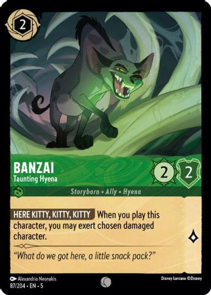 [LOR05-087/204](C) Banzai - Taunting Hyena (Foil)