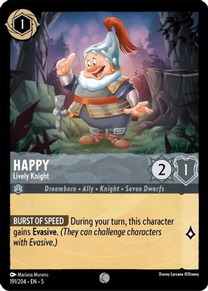 [LOR05-191/204](C) Happy - Lively Knight (Foil)