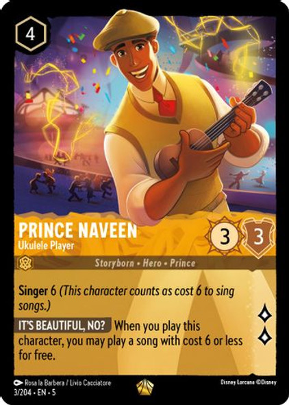 [LOR05-003/204](L) Prince Naveen - Ukulele Player