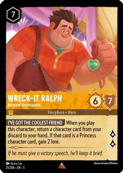 [LOR05-021/204](R) Wreck-It Ralph - Admiral Underpants