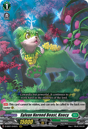 D-SS01/048EN RRR Sylvan Horned Beast, Koocy