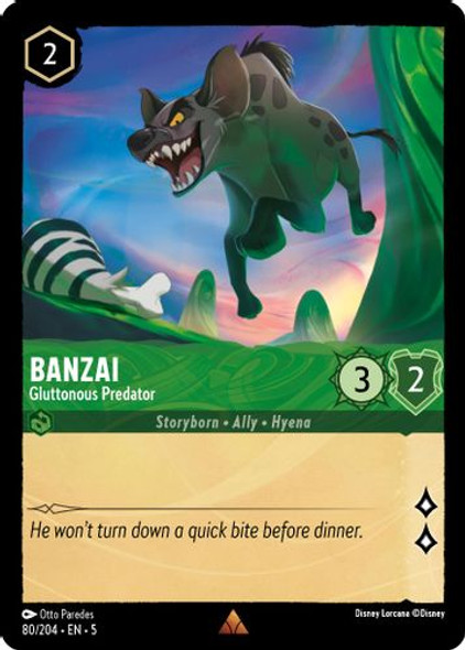 [LOR05-080/204](R) Banzai - Gluttonous Predator