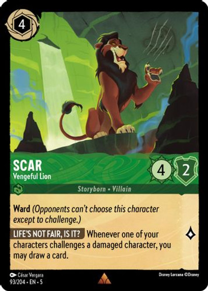 [LOR05-093/204](R) Scar - Vengeful Lion