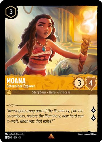 [LOR05-018/204](R) Moana - Determined Explorer (Foil)