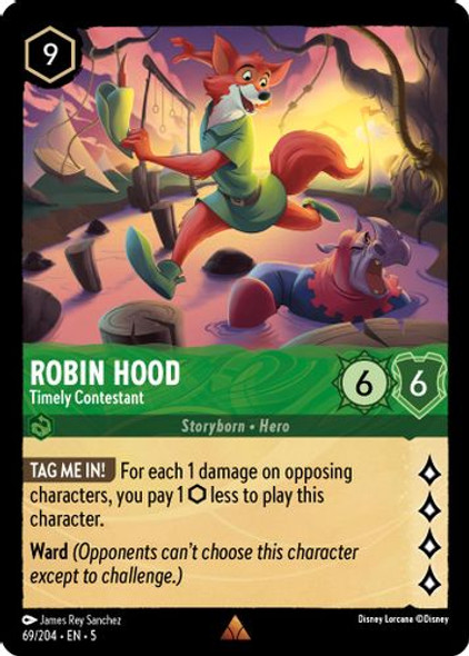 [LOR05-069/204](R) Robin Hood - Timely Contestant (Foil)