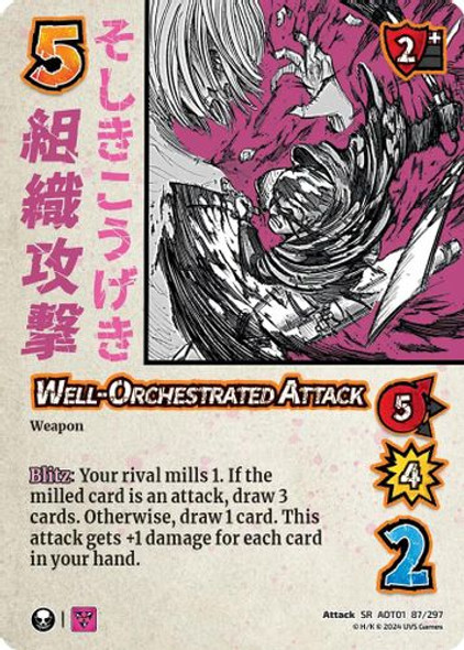 [AOT01-087/297](SR) Well-Orchestrated Attack (Foil)