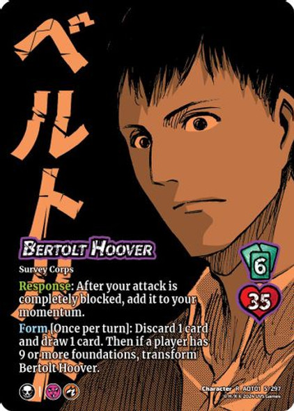 [AOT01-005/297](CH-R) Bertolt Hoover // Bertolt, Colossus Titan (Foil)