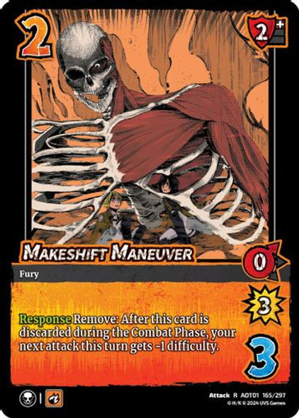 [AOT01-165/297](R) Makeshift Manuever (Foil)