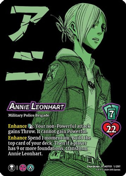 [AOT01-001/297](CH-R) Annie Leonhart // Annie, Female Titan