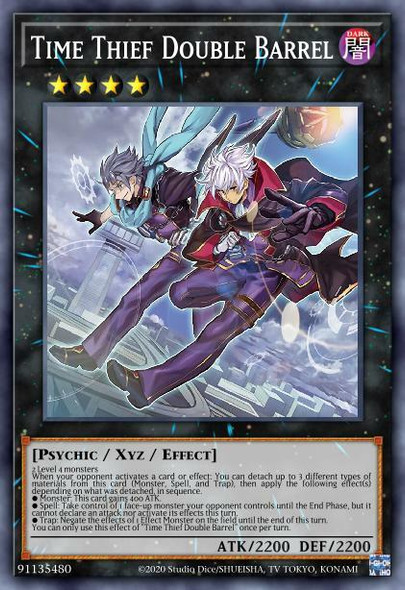 GFTP-EN013 Time Thief Double Barrel (Ultra Rare) <1st>