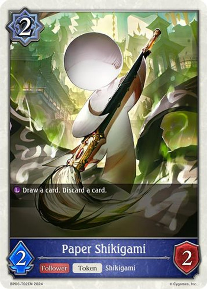 [BP06-T02EN](T) Paper Shikigami (Token)